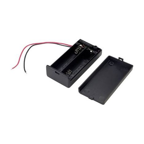 TRU COMPONENTS SBH-321-3AS Boîte de piles 2x LR6 (AA) raccordement par fils X458961 (1/3)