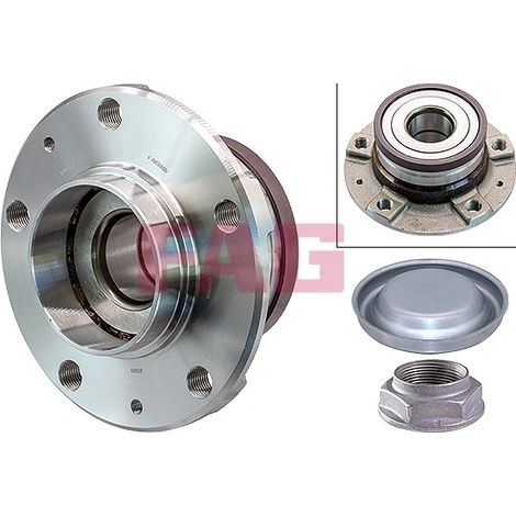 Kit de roulements de roue FAG 713 6506 00 PEUGEOT 3748A6