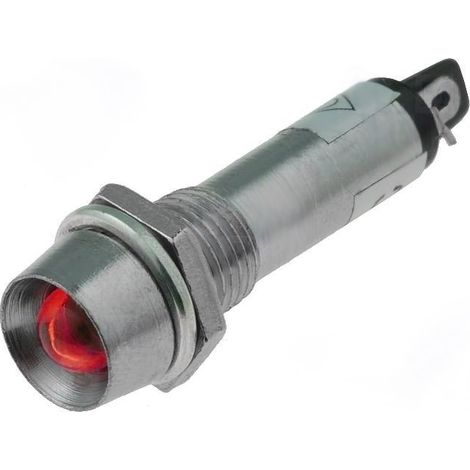 Piloto LED 24Vdc Luz ROJO Para Panel