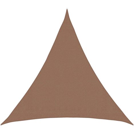 Sunshade Sail Taupe 2 x 2 x 2 m HDPE vidaXL