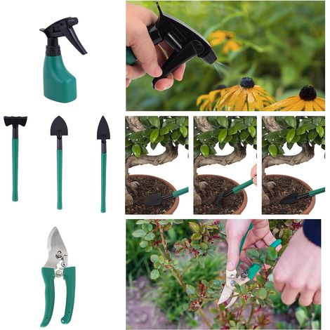 Y-Gartenwerkzeug-Set, Gartengeräte mit Tragetasche und Gartenhandschuhen (1/5)