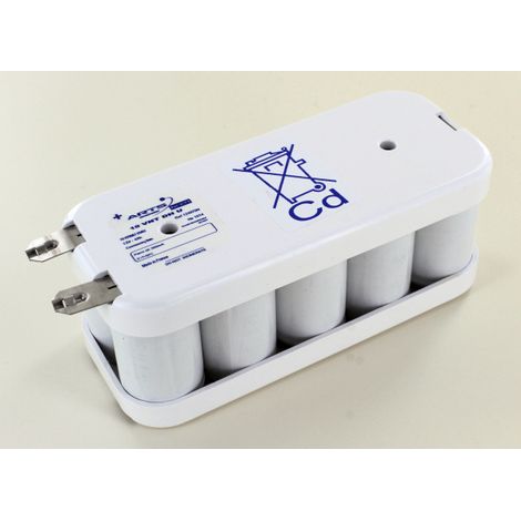 Batterie Ni-Cd 12V 4Ah 10VTD Flasques Saft (124970)