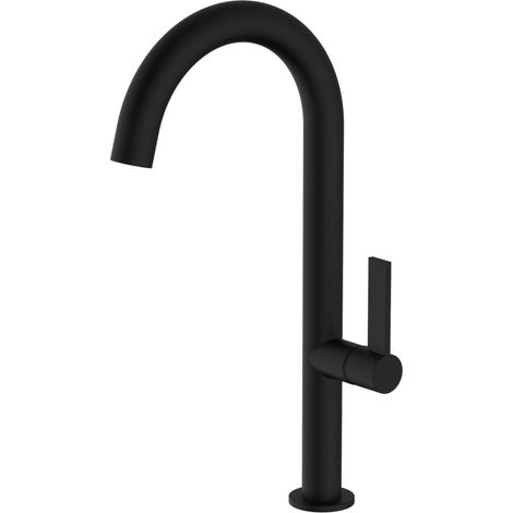 TEOREMA RUBINETTERIA Serie Kitchen Program Miscelatore Monocomando Lavello Canna P Nero Matt