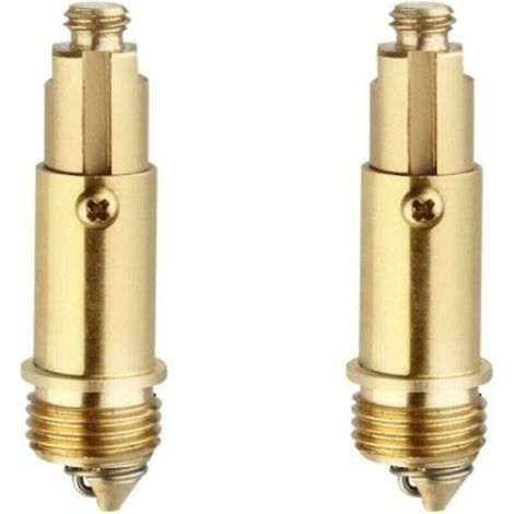 Set mit 3 Ersatz-Abflussschrauben, einfacher Federmechanismus, Waschbeckenstöpsel, Ersatz-Badezimmerstöpsel, kompatibel mit den meisten Badewannen- und Waschbeckenstöpseln (1/4)