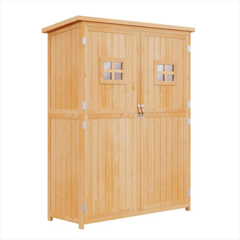 Chariot de jardin Abri de jardin sur pied en sapin massif 127,5 x (1/5)