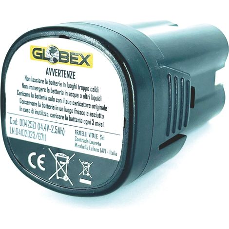 RICAMBIO BATTERIA AL LITIO 2,5AH PER 54682