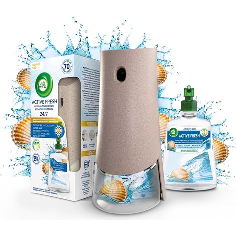 Airwick Active Fresh Deodorante per Ambienti Brezza Marina e Magnolia 228ml (1/5)