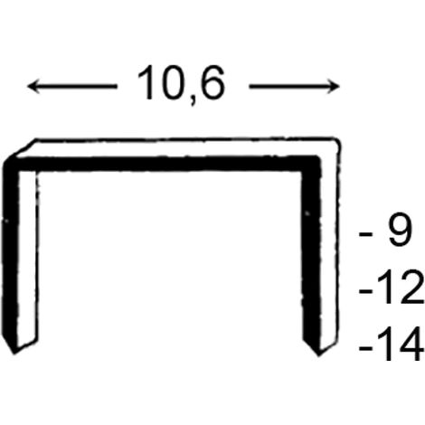 Prebena Heftklammern PF14CNK (Pack  3000 St.)