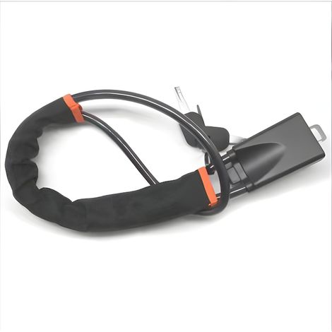 Kit de sécurité automobile universel, blocage de volant avec câble en acier, antivol compact pour voiture (1/5)