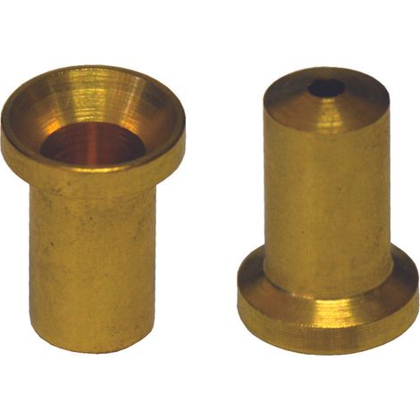 Pozzetti in ottone per aste - ø mm.6