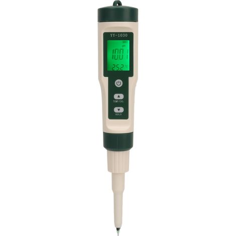 Bluetooth Food PH Meter High Accuracy Digital PH Meter for Cheese Meat Fruits Flour Products 1030 Pointed Tip