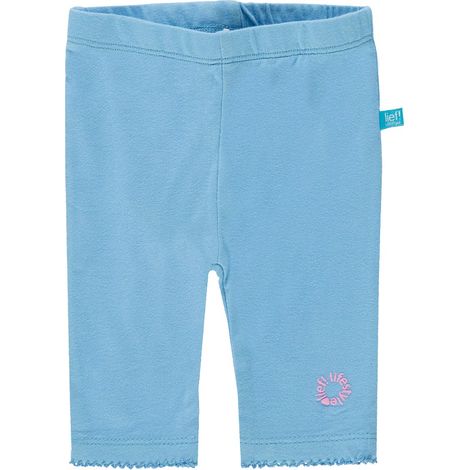Leggings de algodón azul claro para niñas (1/3)