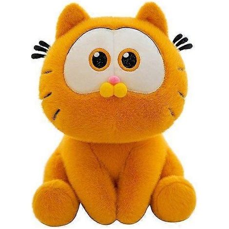 Peluche Garfield, cadeau d'anniversaire pour enfant, coussin en peluche, fourrure de vison européen, position assise - 25 cm (1/5)