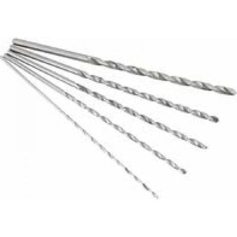 Coffret de forêts pour perceuse,Outil de Forêt Hélicoïdal à Tige Droite Extra-longue en Acier Ultra-long 2-5mm 5Pcs (1/5)