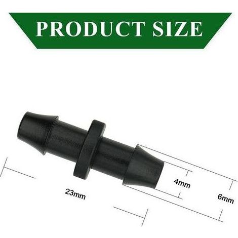 200 connettori per irrigazione a goccia da 4/7 mm – compatibili con sistemi di irrigazione automatici (1/5)
