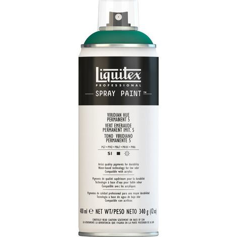 Liquitex 4455398 - Vernice Spray Professionale A Base D'acqua, Verde Smeraldo Permanente Imitazione, 400 ml, 1 Pezzo (1/5)