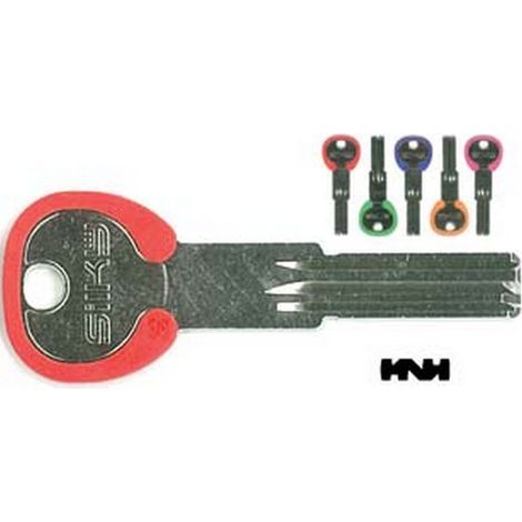 5PZ CHIAVI PUNZONATE CILINDRI AGB 7 SPINE AGB8DZ AGB8DZ silky 5 colori