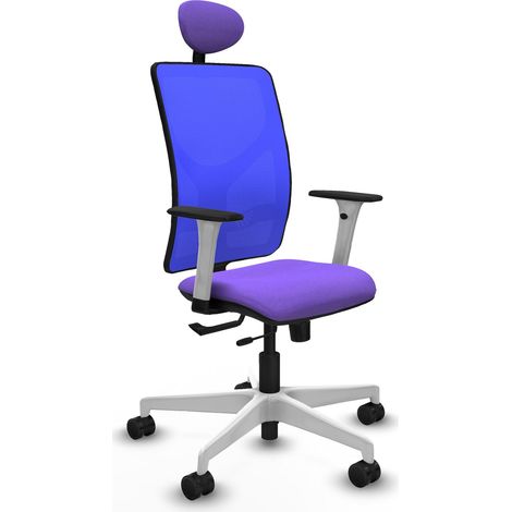 Chaise de bureau piqueras y crespo Motilla blanc support lombaire ajustable (1/2)