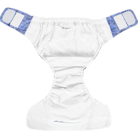 Culotte lavable réutilisable pour incontinence adulte, ajustable et confortable - Modèle Denim A09 (1/5)