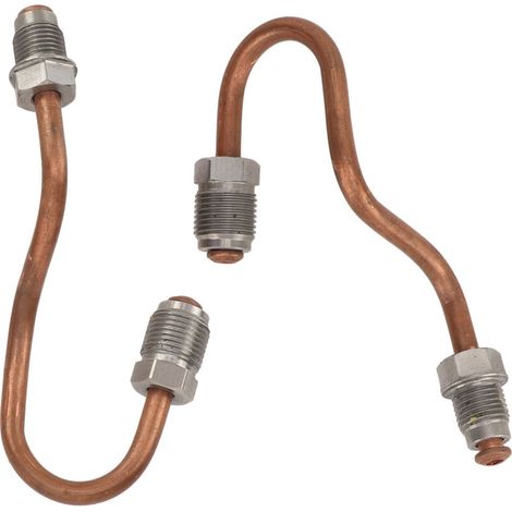Hintere Bremssattel-Bremsschläuche, Hintere Bremssattel-Bremsleitungen mit Edelstahlverbinder, Kupfer-Edelstahl-Bremssattel-Brückenschlauch für Altea (1/5)
