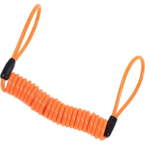 Câble de verrouillage de disque Moto vélo alarme disque serrure antivol sécurité ressort rappel bobine auto cyclomoteur (1/5)