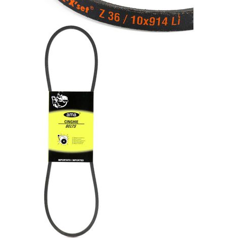 Courroie Trapézoïdale Lisse Z36 914 MM - 10x914 Li (1/2)
