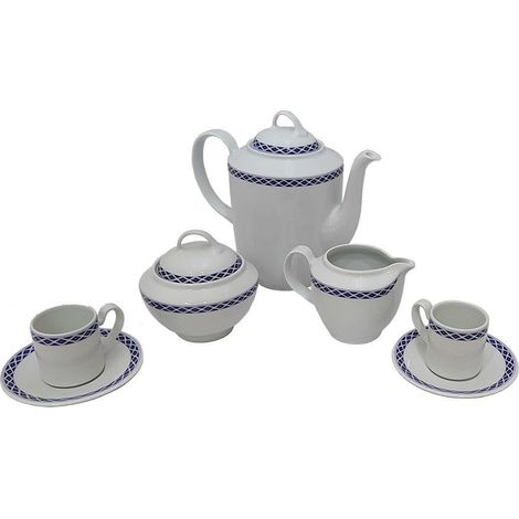 CAFE 27 PIEZAS ALOIA ELEGANCE AZUL JUEGO