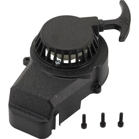 Replacement Reversing Pull Starter for 2 Stroke 47cc 49cc Pocket Bike Dirt Bike Mini ATV Engine Black
