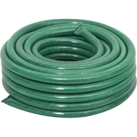 Garden Hose with Fitting Set Green 0.75" 20 m PVC vidaXL