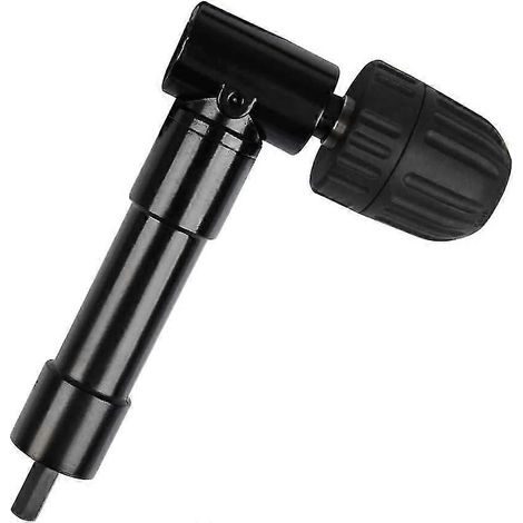 Mandrin à angle droit autoserrant à 90°, adaptateur de mandrin coudé à dégagement rapide pour foret et tournevis, foret à angle droit. (1/5)
