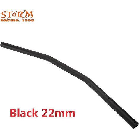 Universal-Lenker aus Eisen für Motorräder, 22 mm/25 mm, passend für Honda, Yamaha, Kawasaki, Suzuki, Dirtbikes, Straßenmotorräder und Motocross-Maschinen – Schwarz, 22 mm