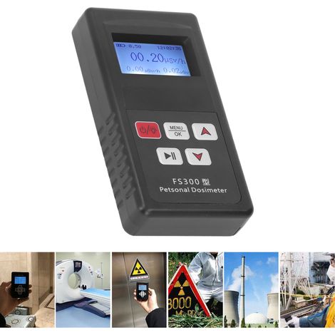 Détecteur de rayonnement nucléaire FS300, détecteur de rayons X, alarme de détection de contamination nucléaire par rayonnement ionisant (chinois, anglais, japonais) (1/5)