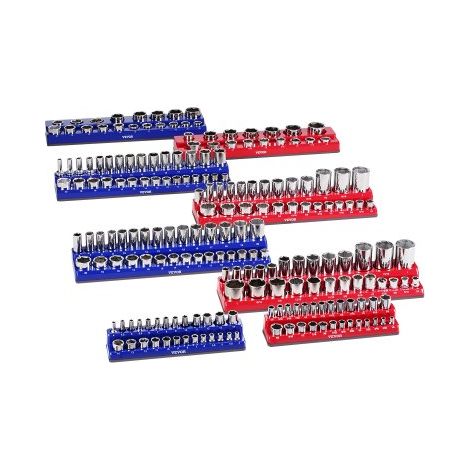 Kit Organisateurs Douilles Magnétiques 8 Plateaux de Douilles (1/5)