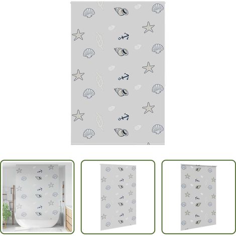 Intimité salle de bain - Store enrouleur de douche 150x240 cm largeur du tissu 146 cm (1/5)