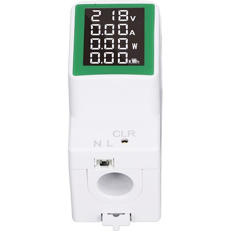 Compteur d'énergie numérique monophasé, testeur de consommation électrique, moniteur de consommation électrique, voltmètre, ampèremètre, multimètre, CA 50-300 V, 0-100 A (1/5)
