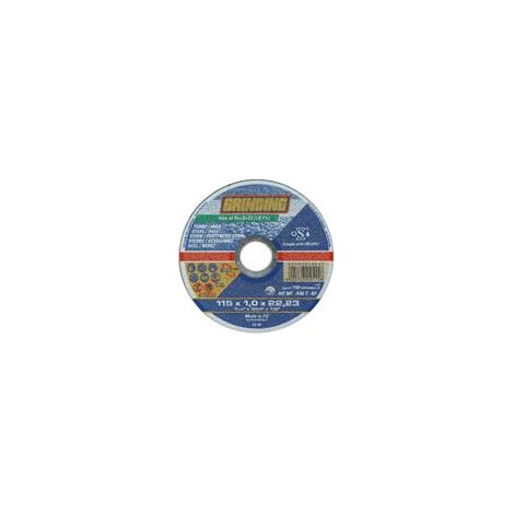 DISCHI DA TAGLIO SOTTILE CENTRO PIANO PER FERRO/INOX- - ø mm.125x1,0 foro 22,23 da taglio per ferro/inox - 50 pezzi GRINDING