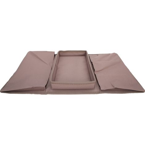 Organisateur de Télécommande pour Canapé avec 4 Poches et Porte-gobelet, Plateau pour Accoudoir de Fauteuil (1/5)
