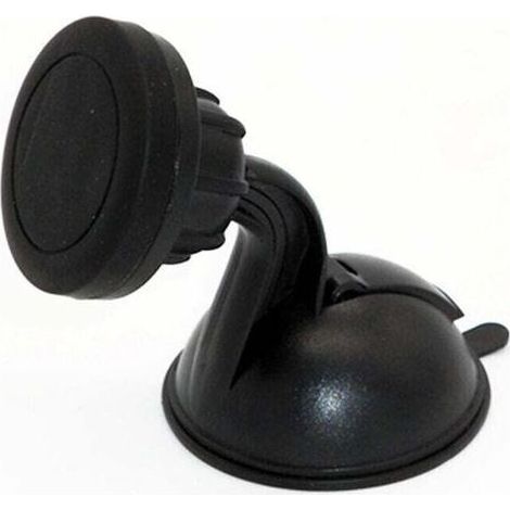 1 support magnétique pour smartphone et GPS, ventouse puissante, rotation 360°, compatible smartphones compacts et standards, pour pare-brise ou tableau de bord (1/4)