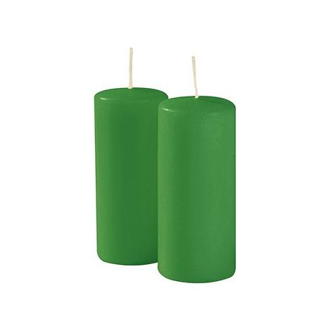Cereria Di Giorgio Cero D 5 Cm H 12 Cm Green olive 9 Pz