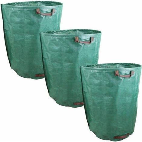 Lot de 3 sacs de déchets 300L en PP 150g/m² autoportants - Linxor (1/5)