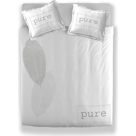 Housse de couette 240x220 PURE + 2 taies 100% coton (1/3)