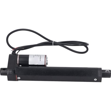 Actionneur linéaire électrique en alliage d'aluminium 1000 N, course de 150 mm, pour lit et canapé, noir, 24 V CC, avec télécommande. (1/5)