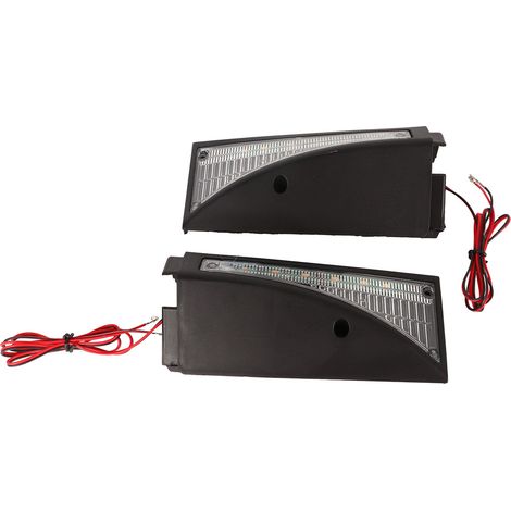 Kit Feux Clignotants Scooter Électrique 10 Pouces, Signalisation Lumineuse Léger, Feu Arrière Avertissement pour Pièces Trottinette Électrique (1/5)