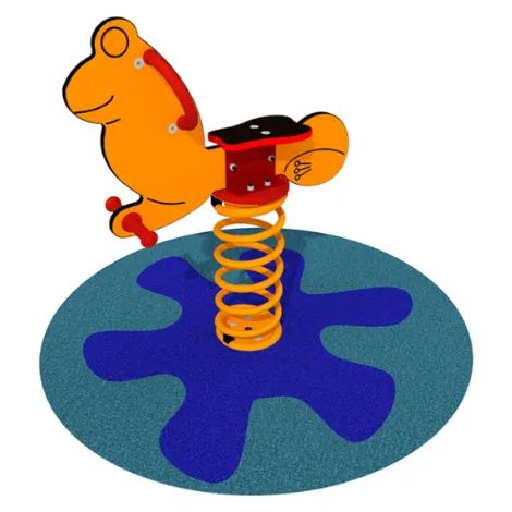 Gioco a molla Ranocchio 1058 HPL H50cm EN 1176 per bambini 2-8 anni Giochipark