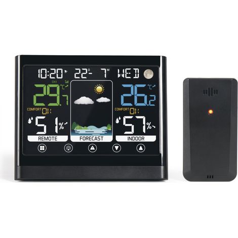 Schwarze wetterstation - Livoo - SL261