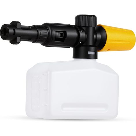 Lance à Mousse Neige pour Nettoyeur Haute Pression, 400ml Canon à Mousse, Distributeur de Savon Epais, avec Buse de Pulvérisation Réglable,pour K Series K2 K3 K4 K5 K6 K7 (1/5)