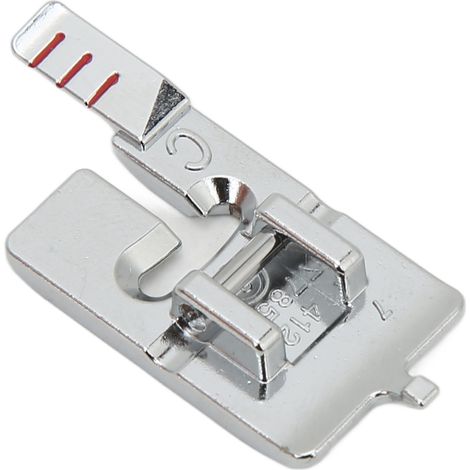 Semelle Presseur Boutonnière en Acier Inoxydable Résistant à l'Usure, Facile à Installer pour Machines à Coudre Viking (1/5)