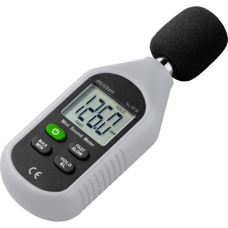 VOLTCRAFT Schallpegel-Messgerät   SL-10 R 30 - 130 dB 31.5 Hz - 8 kHz Gehäuse aus Recycling Granulat (1/5)