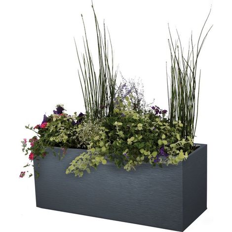 Jardinière Loft XL EDA Plastiques 98L Graphit