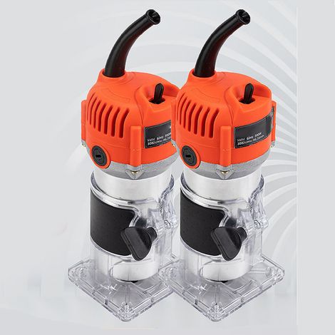 Défonceuse électrique compacte 650W, machine à graver le bois, outil de fraisage pour rainurage, corps en aluminium, prise UE, pour menuiserie et bricolage (1/5)